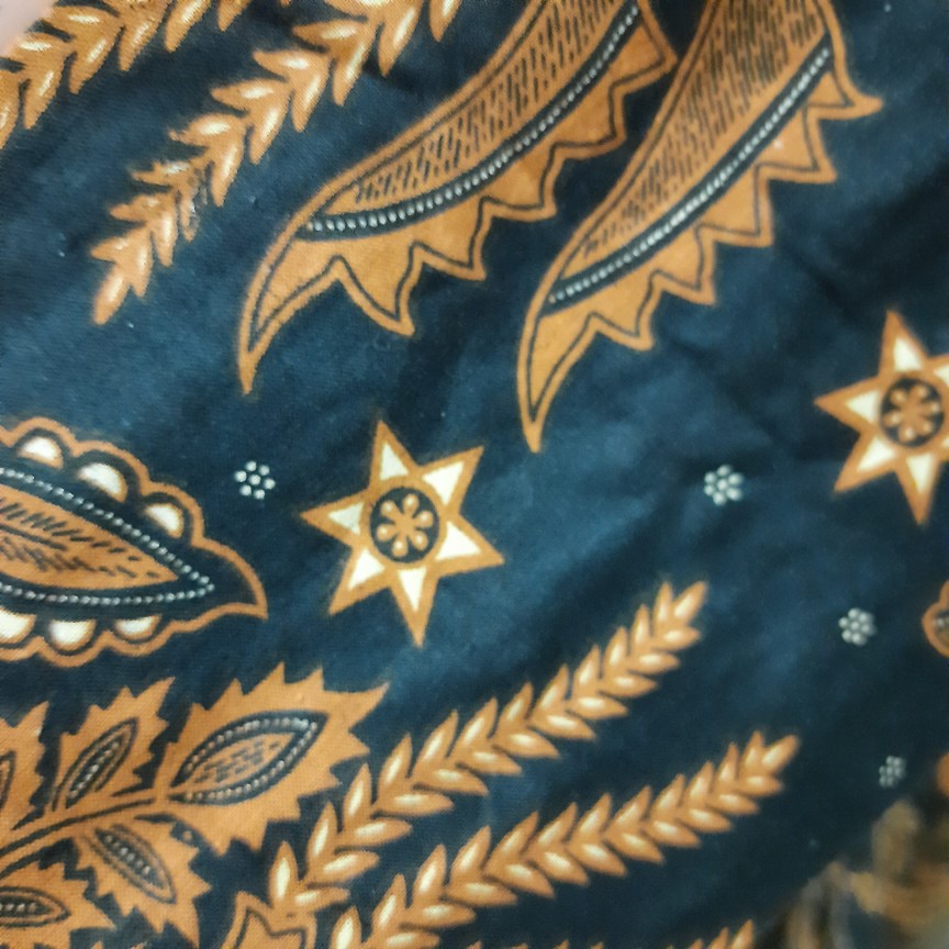 Gamis Batik Manggar, Padi,sekar,cantik,kubis,kipas,daun