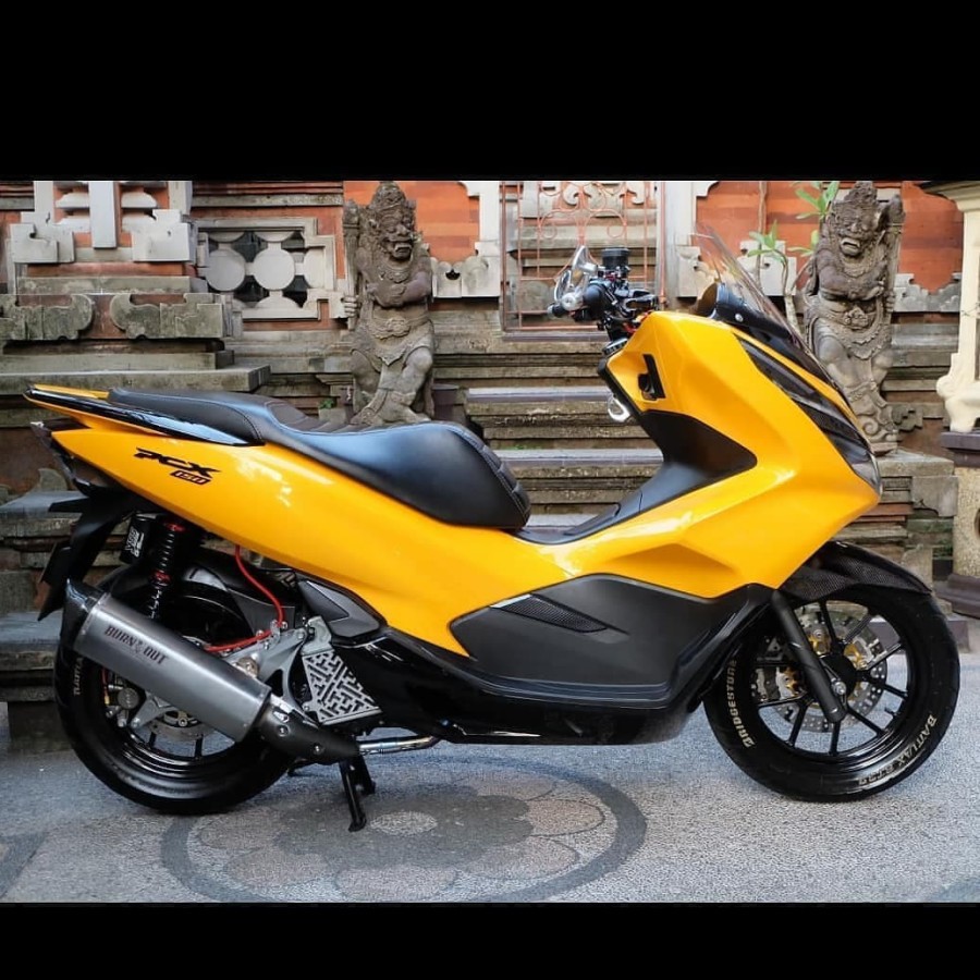 Knalpot PCX 150 Burnout Full System / PCX150 / Aksesoris PCX
