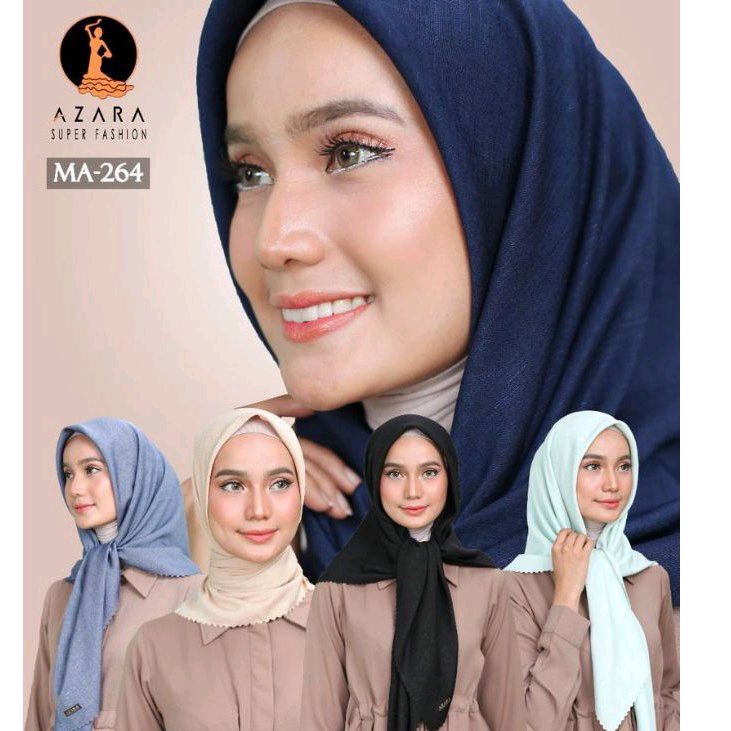 Azara Hijab Segiempat Premium Oskara Morse 110X110 CM