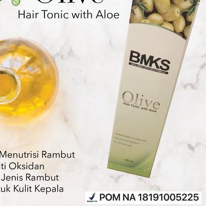 PENUMBUH RAMBUT BMKS OLIVE SHAMPO / CONDITIONER / HAIR TONIC WITH OIL OLIVE + ALOEVERA