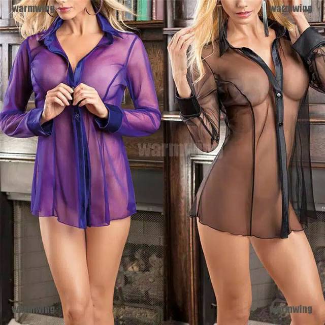 Baju Lingerie Transparan Wanita Tembus Pandang