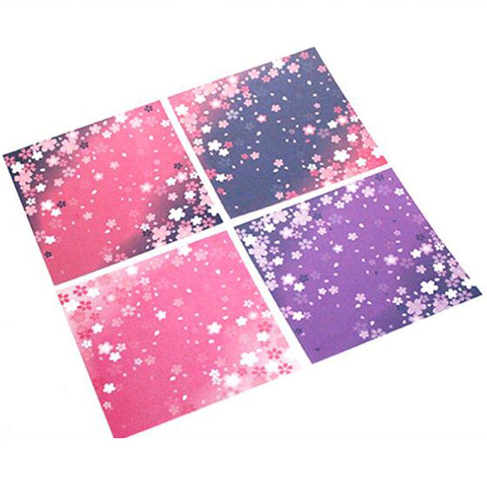 Rebuy Origami Paper 60PCS Persegi Dua Sisi Bunga Sakura DIY Decor Sakura