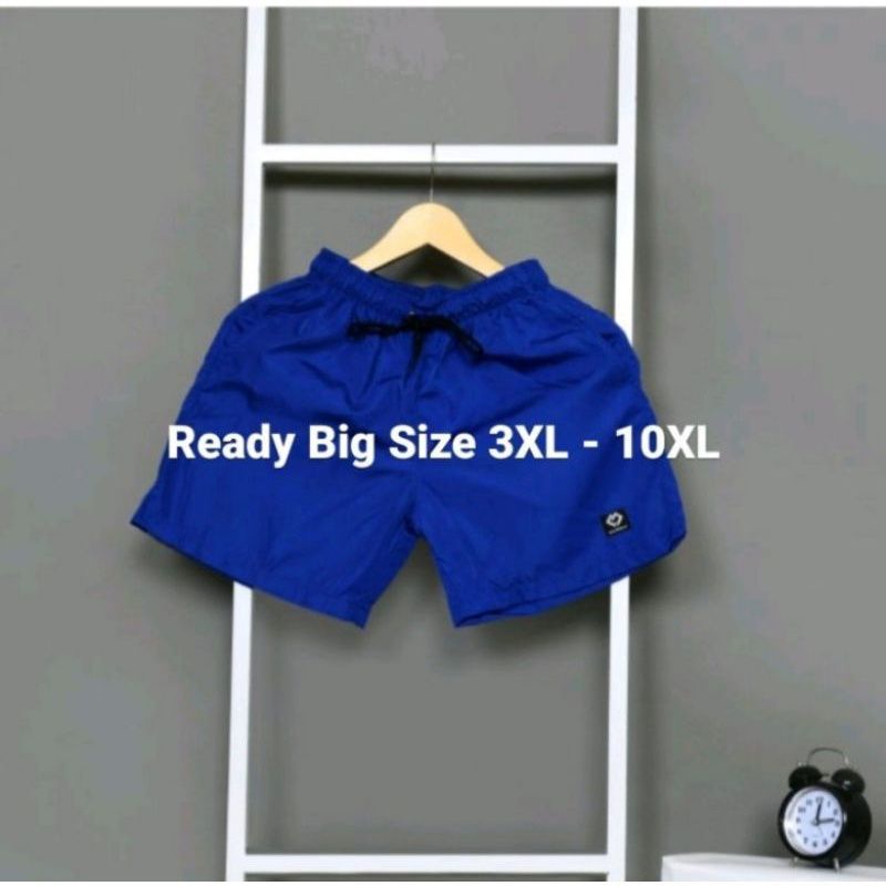 BIG SIZE JUMBO Celana Pendek Olahraga Pria Celana Lari Parasut Laki Wanita Running Gym Sport
