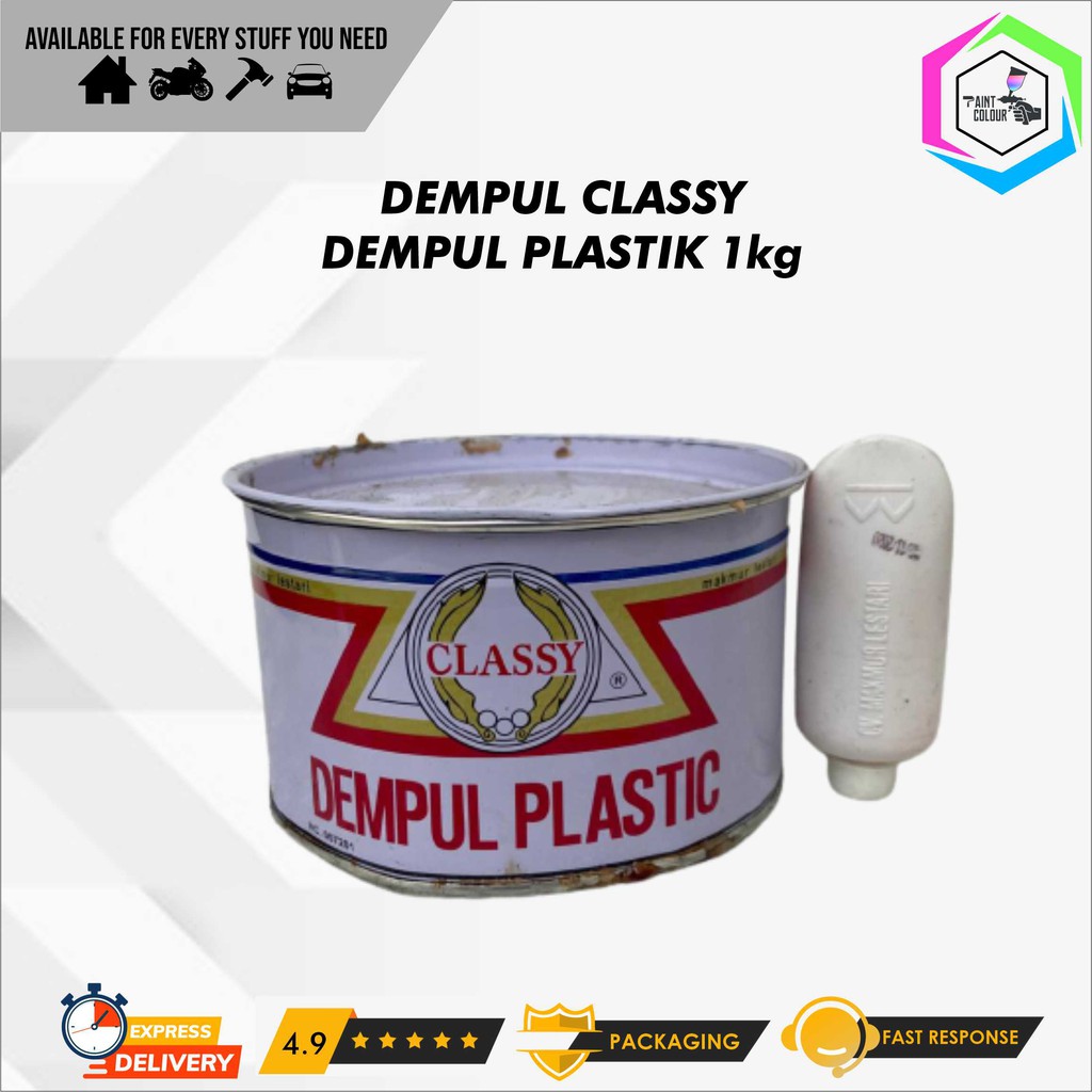 Dempul Classy ukuran 1 Kg Dempul Mobil/Motor/Besi/Kayu