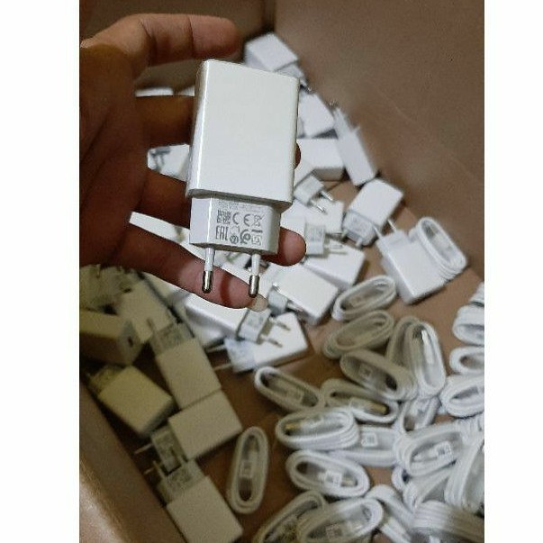 Charger oppo original bawaan hp A5s, A7, A12