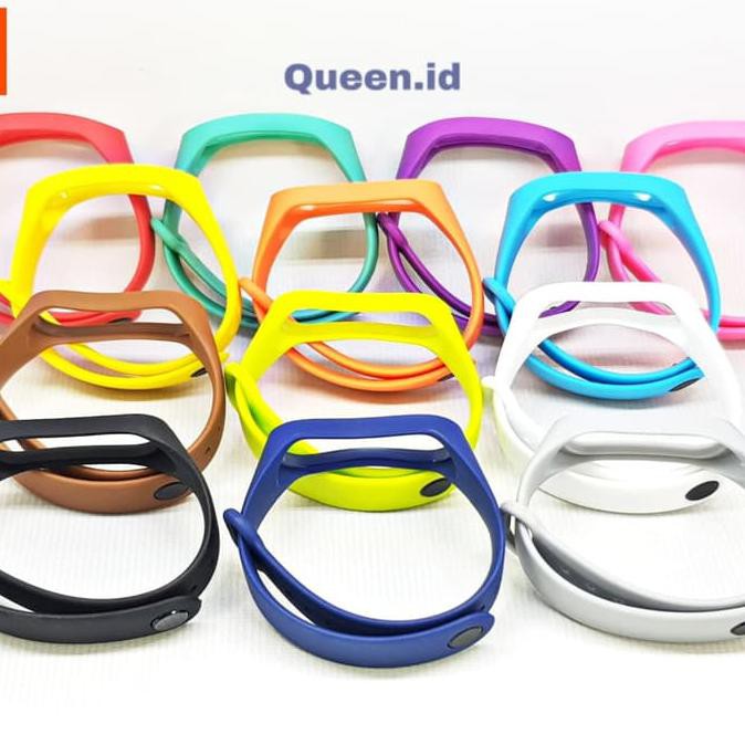 ITERBATASl Xiaomi Miband 4 Strap / Mi Band 4 Strap Case Silicon / Karet Mi Band 4 ICQl