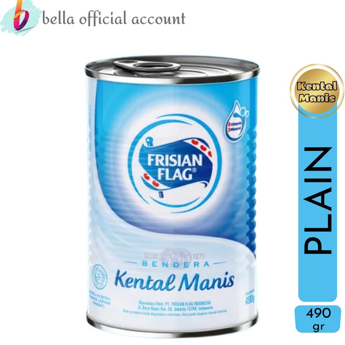 

Frisian Flag Susu Kental Manis Kaleng 490 gr - Putih