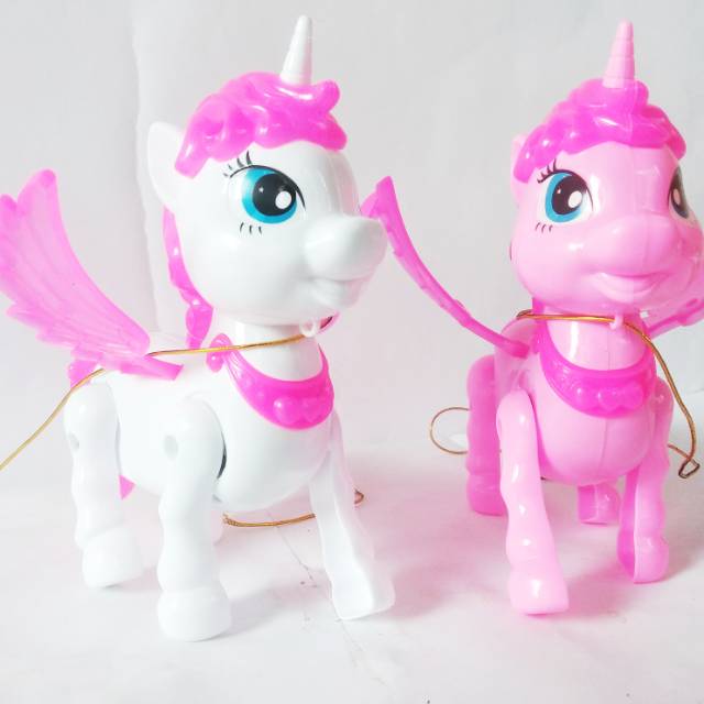 Mainan Kuda Poni Bisa Nyala Ada suaranya / Light & Sound