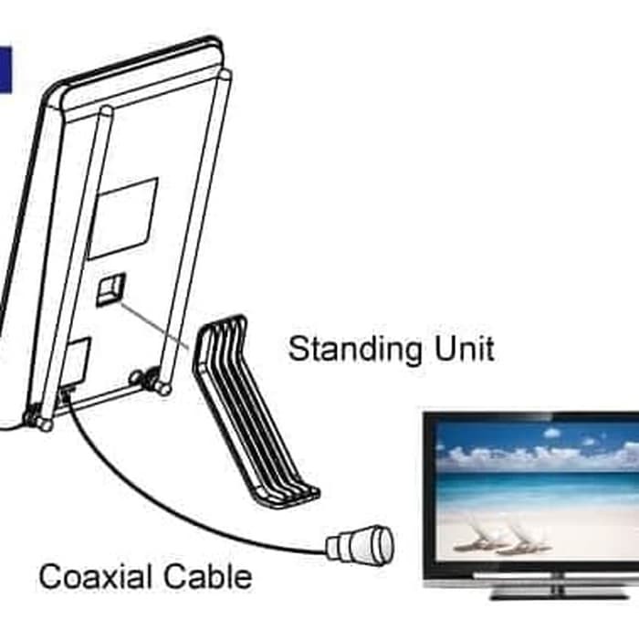 PX antenna dalam DA-1201NP / indoor digital antenna DA1201NP