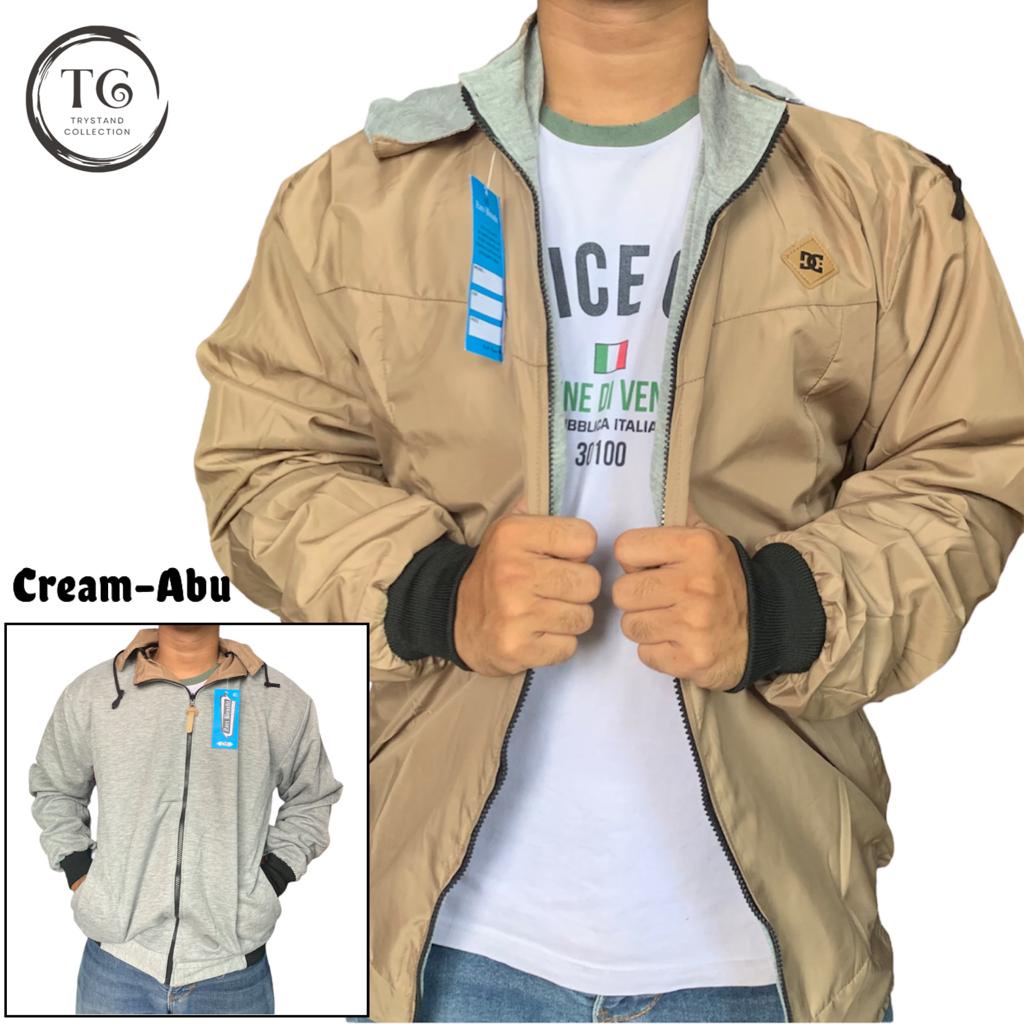 JAKET DC BOLAK BALIK COWOK