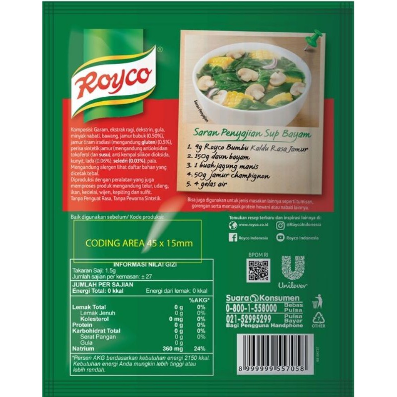 Royco Kaldu Jamur 40gr