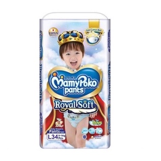 Mamypoko Royal Soft Royalsoft Pants M42 L34 XL30 XXL24 Popok Celana Boy / Girl