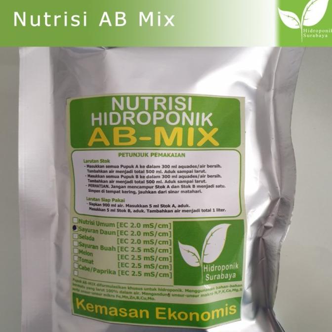 Pupuk Nutrisi Hidroponik Sayuran DAUN / AB Mix Sayuran DAUN ( HDS ) NEW