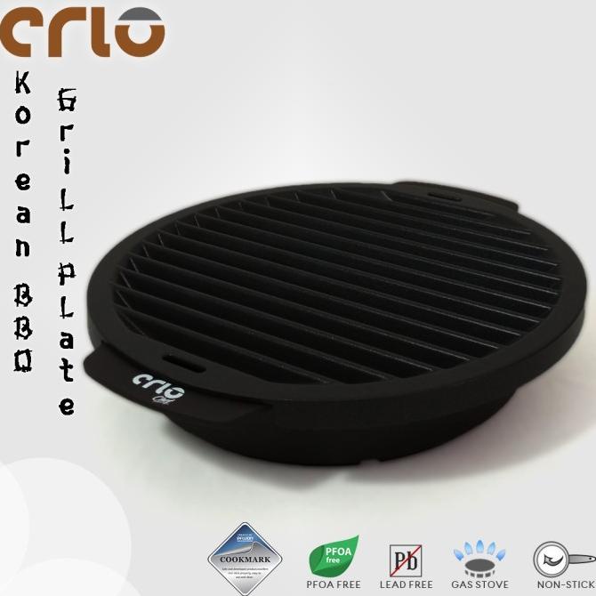 Pemanggang Anti Lengket Bakaran Sate CRIO Korean BBG Grill Plate