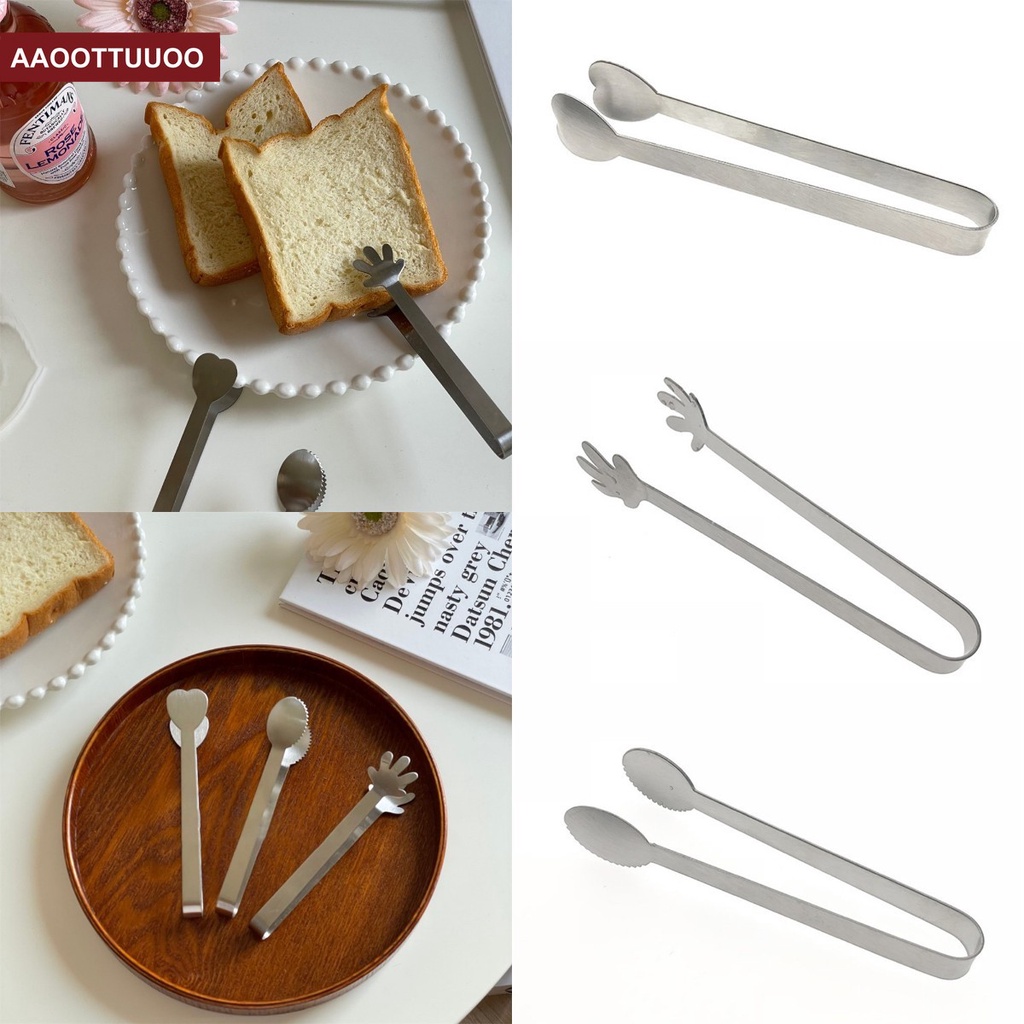 【COD Tangding】Klip Penjepit Makanan Multifungsi Bahan Stainless Steel Tebal