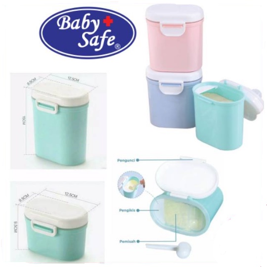 Baby Safe Milk Powder Container Toples Susu Bubuk Bayi 400 ml MC001 dan 800 ml MC002