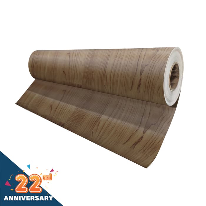 Tidy Vinyl Roll 7005 Brownish Redteak 2MM X 2M X 1M - Lantai Kayu