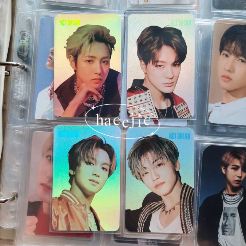 [SET with Standee] Official Photocard NCT Dream Renjun Jeno Haechan Jaemin Reload Holo standee set p