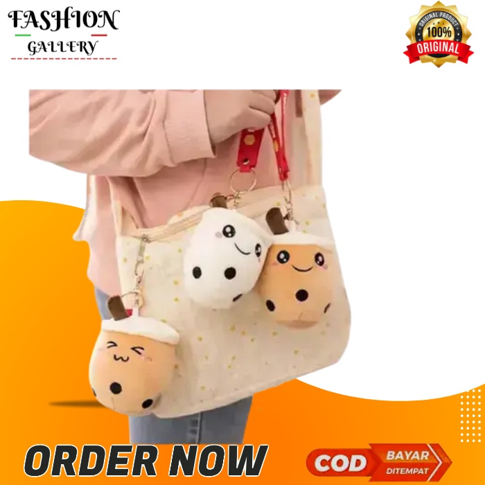 Gantungan Tas Asesoris tas wanita gantungan boneka Boneka Boba mini lucu Cod Boneka viral Gantungan 