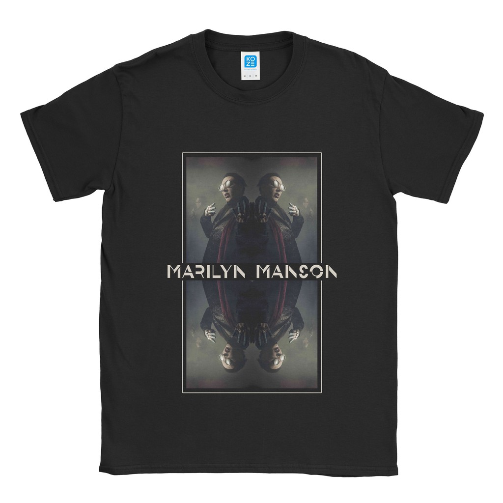 Baju Kaos Band Marilyn Manson Mirrored