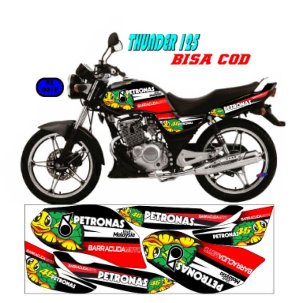 striping decal suzuki thunder / variasi thunder / striping varias thunder
