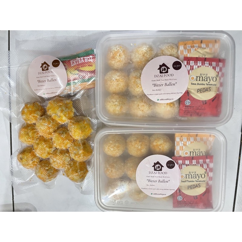 

Brulee Bomb (isi 12) Bitter Ballen isi keju lumer dimulut