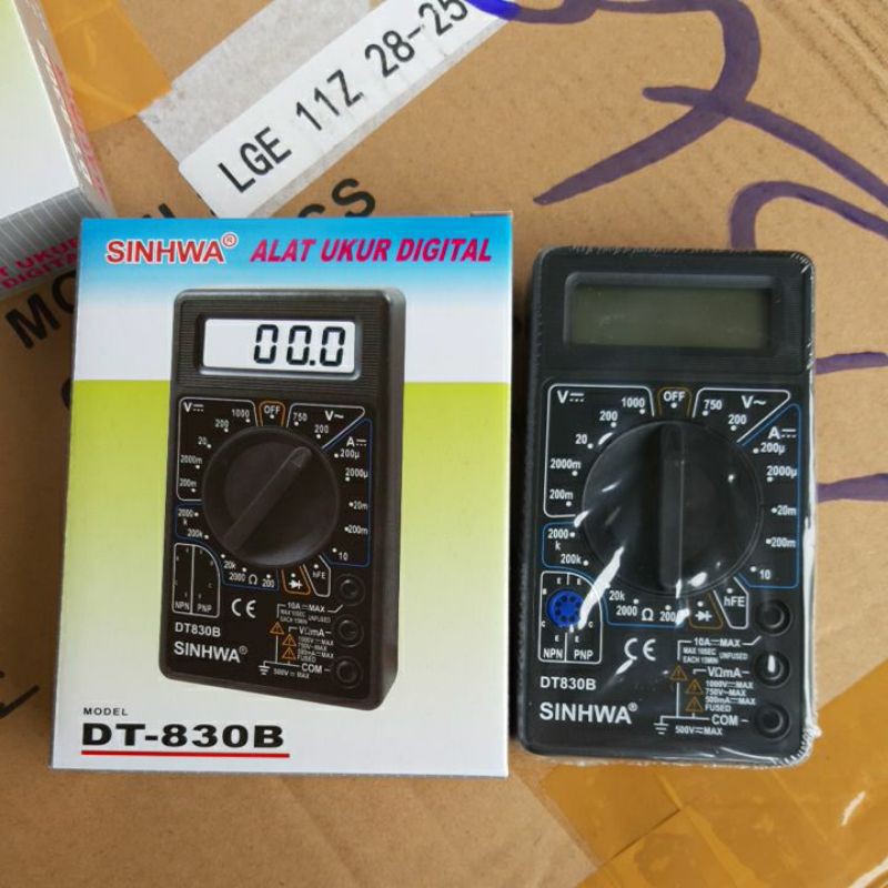 ALAT UKUR DIGITAL DT-830B SINHWA MULTITESTER