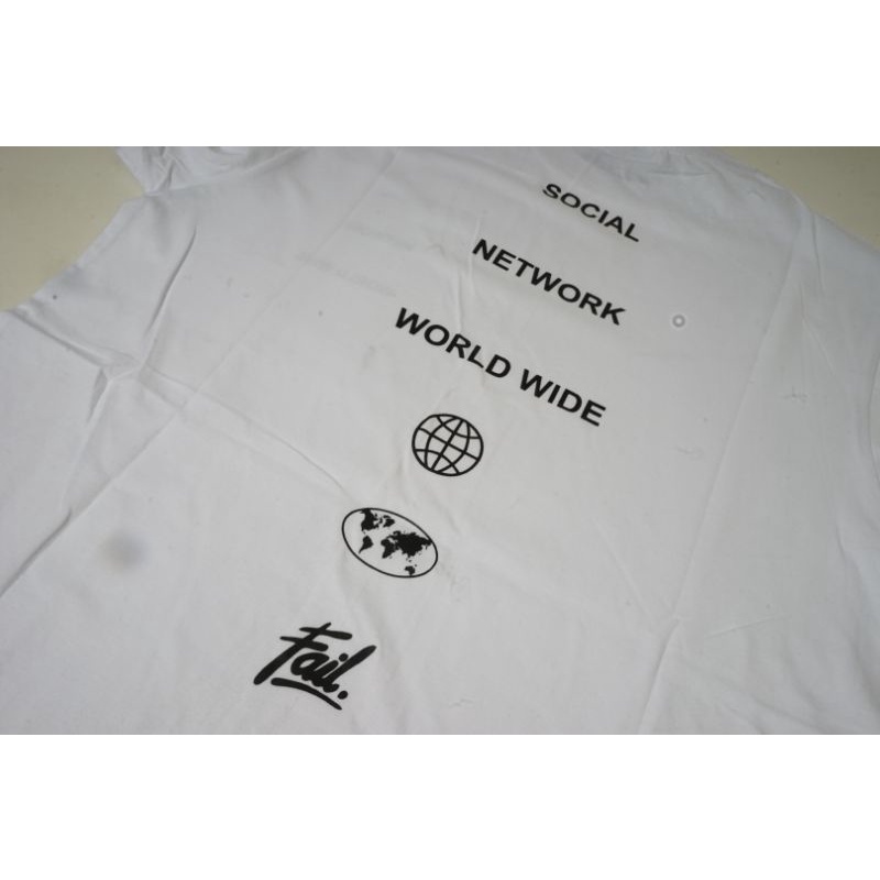 FAILOFFICIAL T-SHIRT - SOSIAL NETWORK 02 WHITE