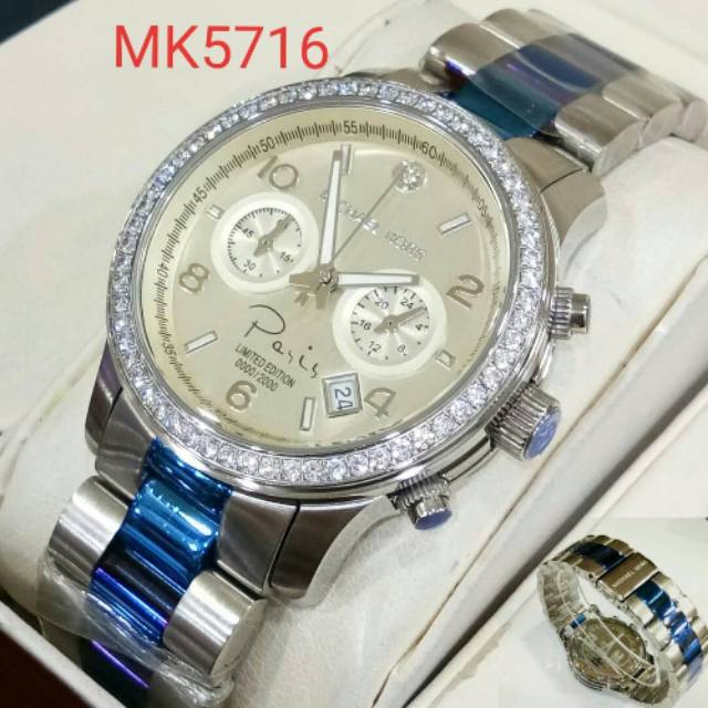 Jam Tangan Wanita Merk MK 5716 SUPER All Stainless