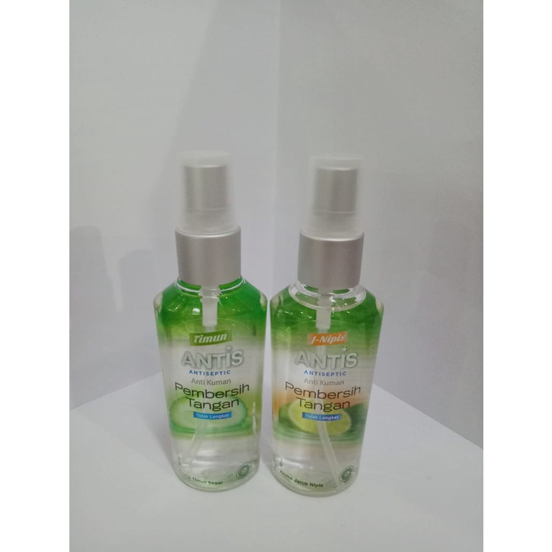 Antis Antiseptic Pembersih Tangan Jeruk Nipis &amp; Timun Spray 55ml