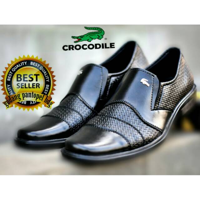 SEPATU PRIA KERJA KANTOR FORMAL SANTAI CROCODILE