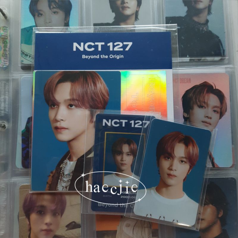 [FULLSET] Official Photocard NCT 127 Haechan ID Card deco sticker beyond live unit pc hologram 2020 