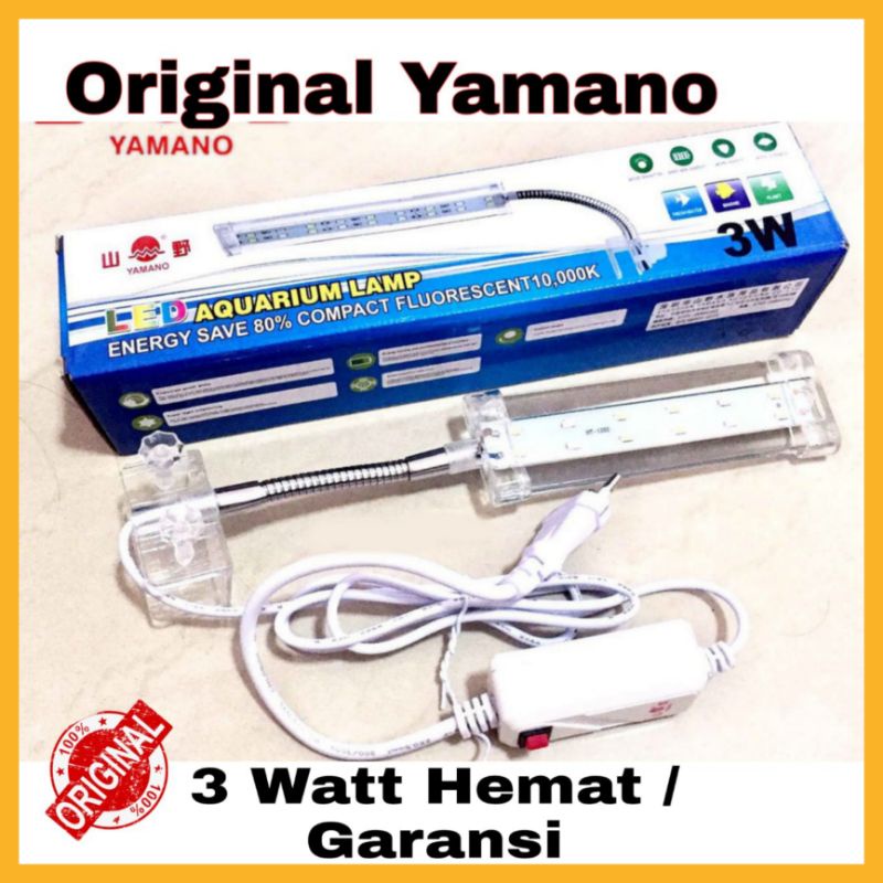 Lampu Aquarium Led gantung Original Yamano 3W