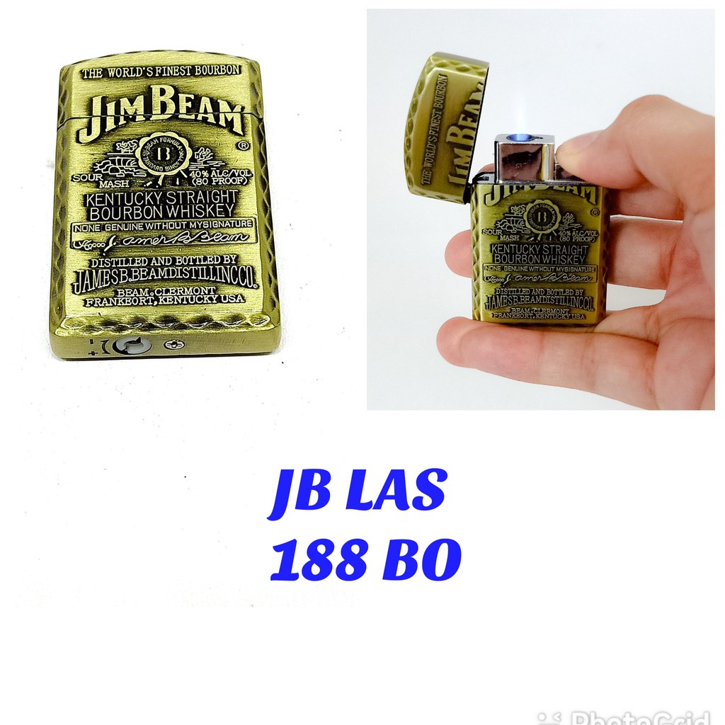 KOREK GAS JB JIMM BEAM KOREK API ZIPPO API GAS JIM BEAM