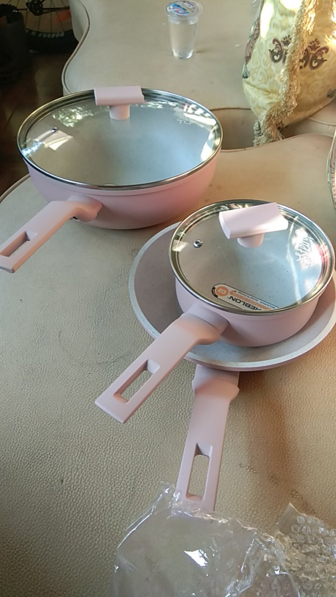 Stein Steincookware Glow Pan Set Wok Frypan Sauce Pan