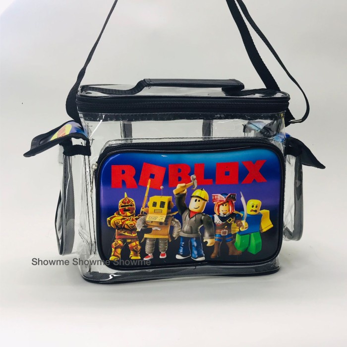 

NEW Showme Tas Makan Sekolah - Goodie Bag Ultah - Souvenir Pesta Roblox - rainbow