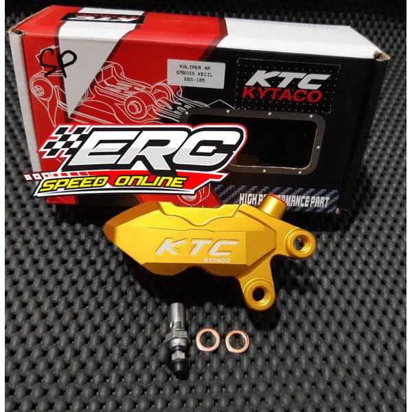 CALIPER KTC 4 PISTON EMBOSS KECIL  RACING ORIGINAL ORI