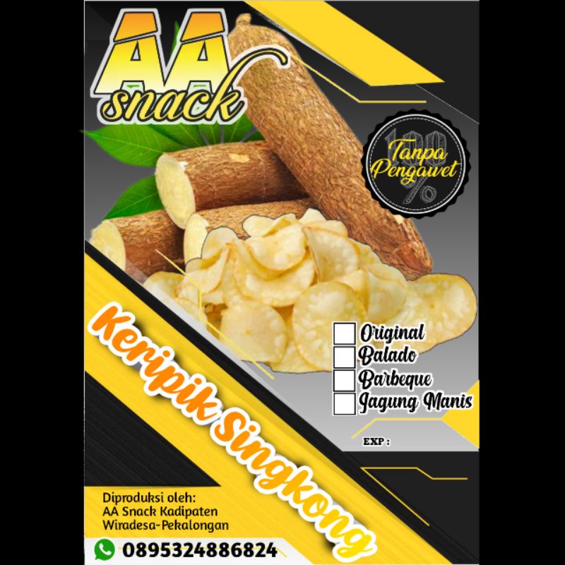 

KRIPIK SINGKONG RENYAH DAN MURAH