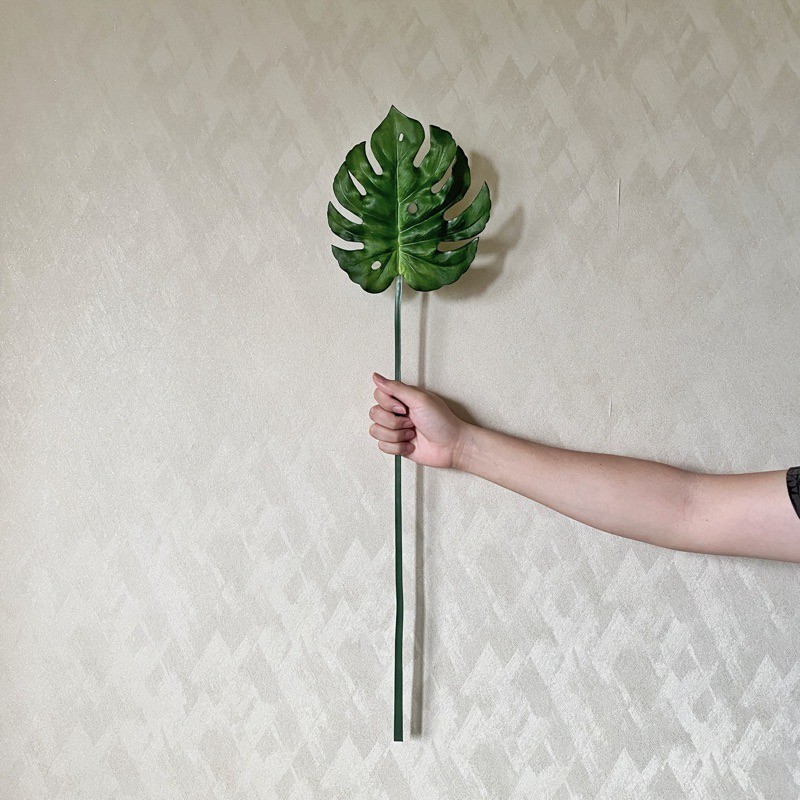 Daun Monstera Import - Kecil / bunga plastik / daun plastik