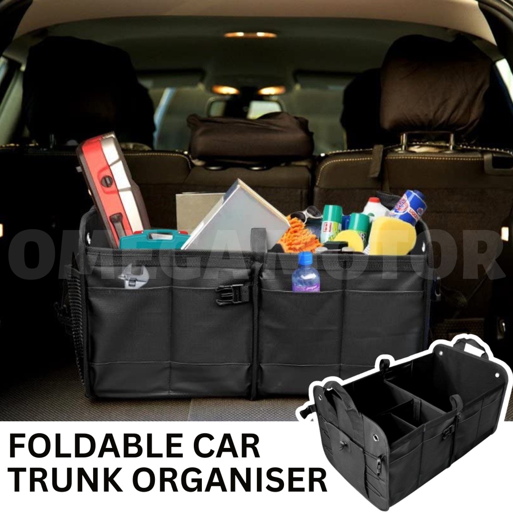 Foldable Car Trunk Organiser Waterproof Kotak Bagasi Mobil Foldable