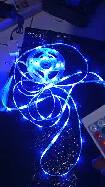 Lampu LED Strip 2835 IP 44 RGB + Remote + Adaptor + MOD / Lampu Tik Tok