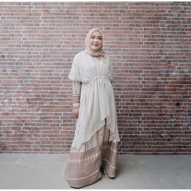 Galena Long Tunic by Ria  Miranda  Nagari Raya Collection  