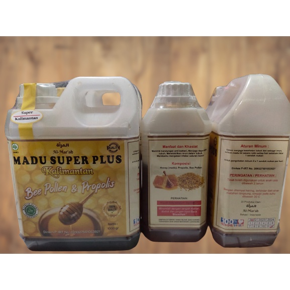 

Madu Super Kalimantan 1kg Bee Pollen dan Propolis Al-Mar'ah