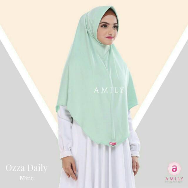 JILBAB  INSTAN JERSEY OZZA ORIGINAL DAILY  AMILY-4