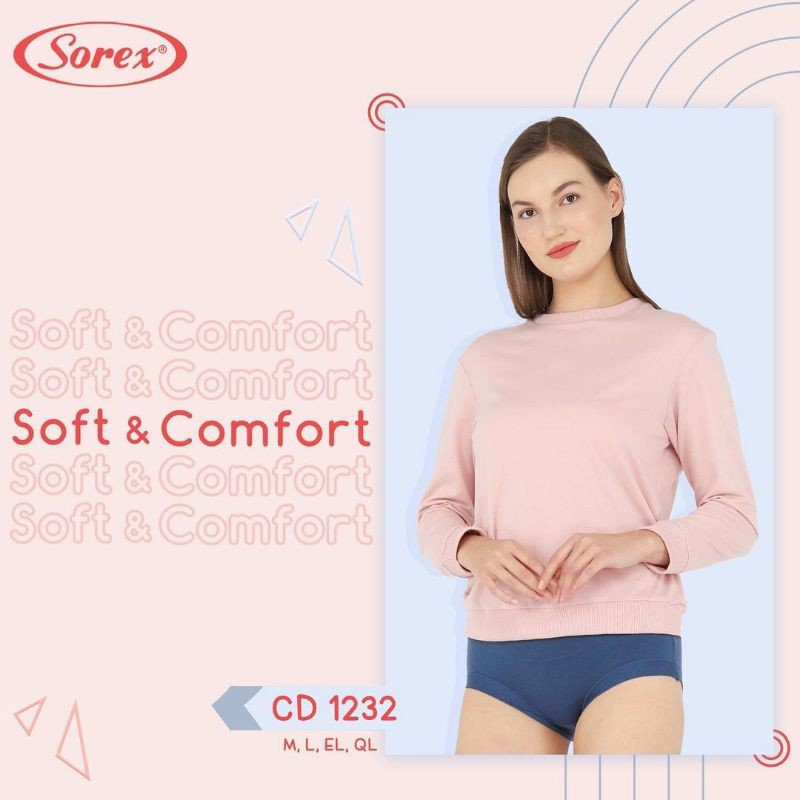 Celana Dalam Wanita Sorex / CD Sorex 1232 Katun / CD Sorex 1251 Supersoft