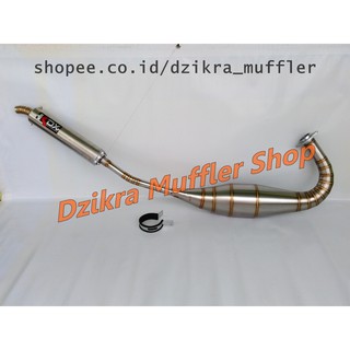 Knalpot Creampie ZZ1 krom (chrome) for Kawasaki Ninja 150