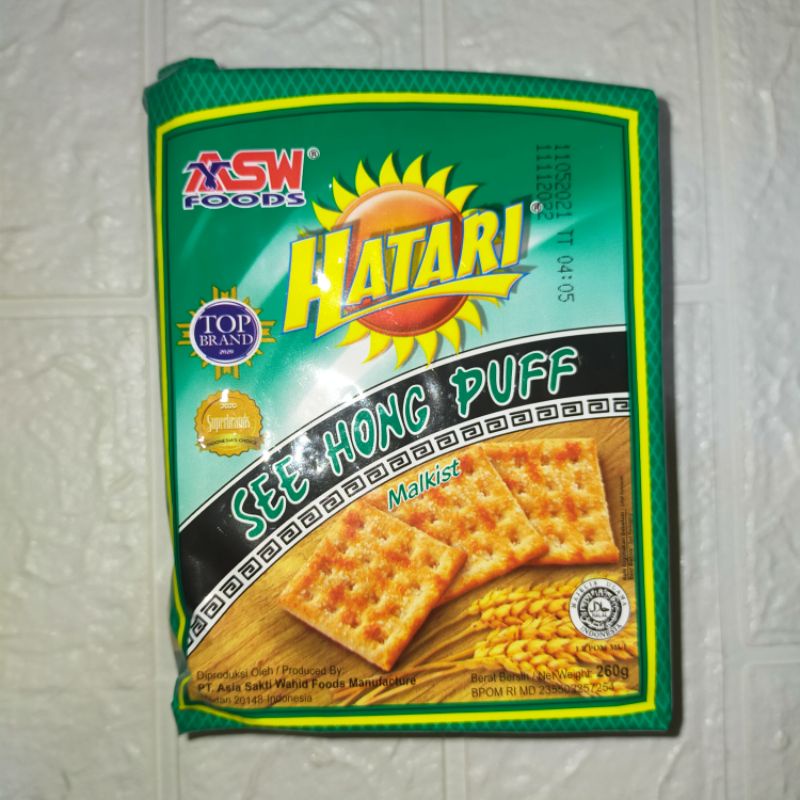 

HATARI SEE HONG PUFF ROTI GABING MANIS / MALKIST ASW FOODS 260g Warung Online