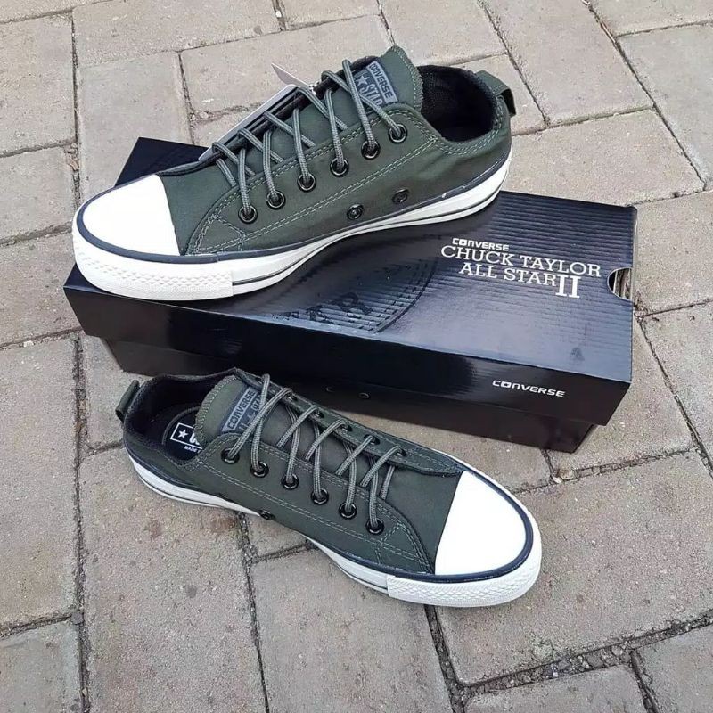 SEPATU CONVERSE CT X HIJAU ARMY
