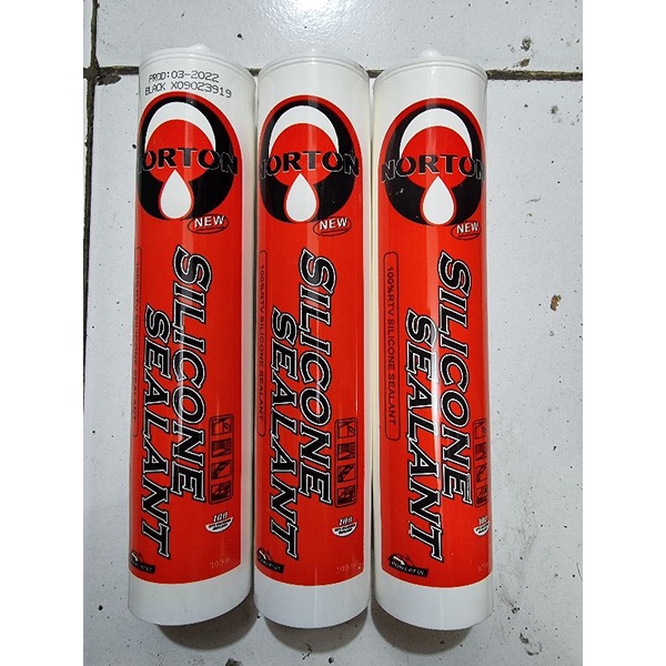 Lem kaca silicone sealant tabung Norton