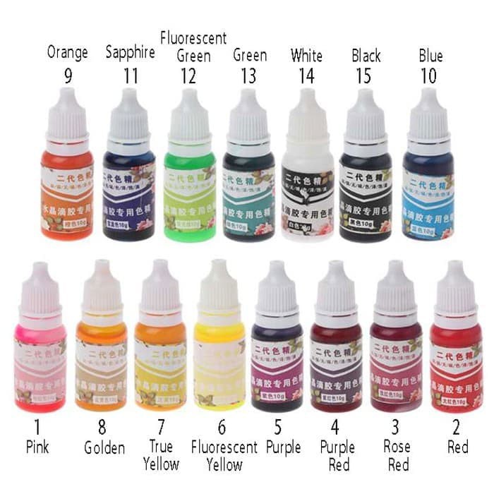 

Produk Eksklusif Pewarna Resin Epoxy / UV Liquid Resin Pigment Spesial
